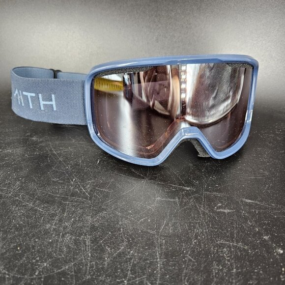 Smith Ski Snowboard Goggles Blue Frame ChromaPop Lens Adult Medium Anti-Fog Foam - Picture 1 of 9